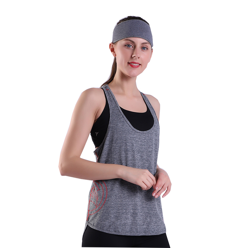 Femmes High Performance Stretchy Running Workout Yoga Tank 