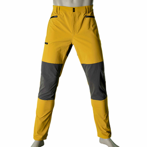 Pantalon de randonnée de randonnée élastique en blocs de blocs de couleur pour hommes