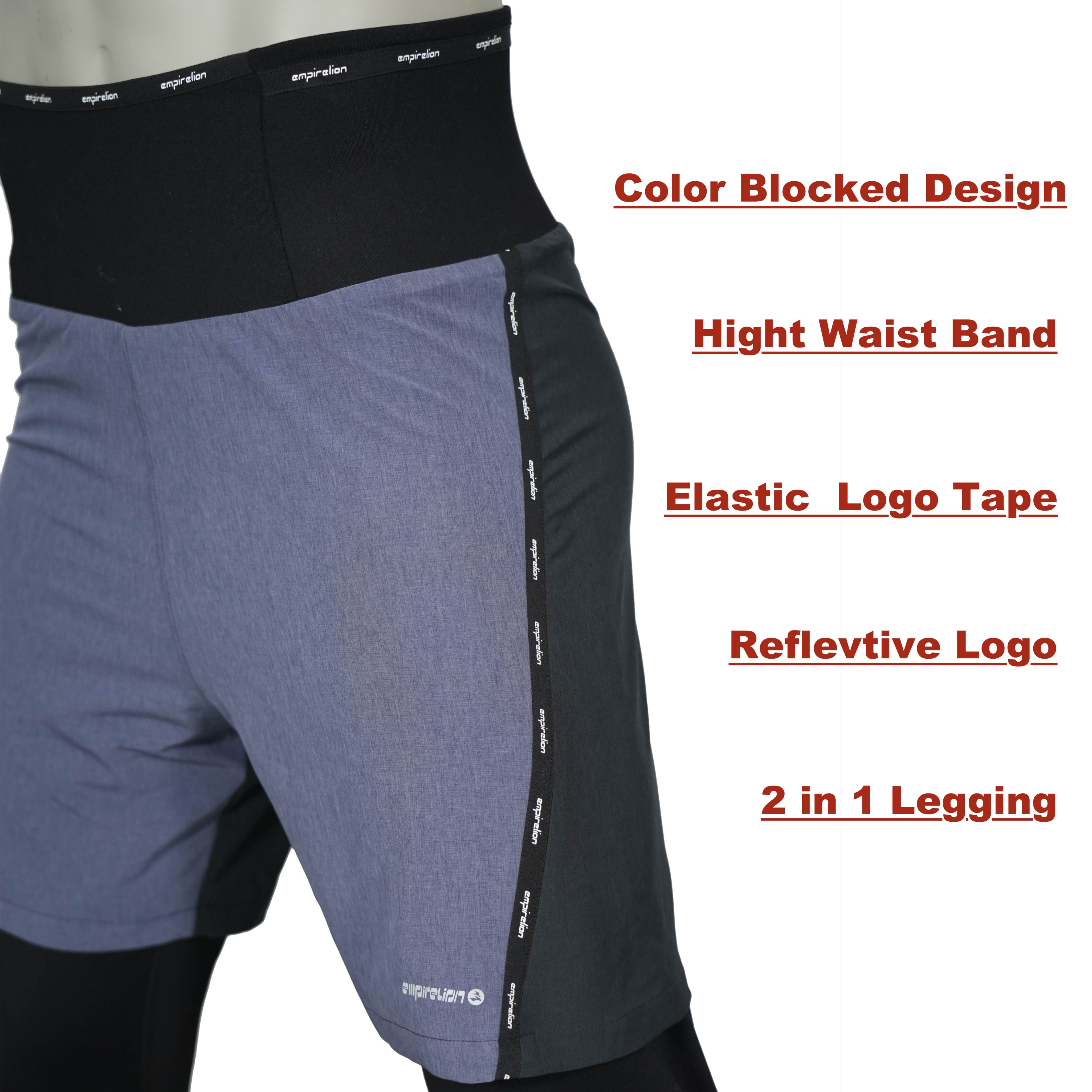 Mens Wind Proof High Waist Bâle Bâle 2 en 1 Pant