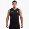 Gilet avec logo de l'équipe de football à blocs de couleurs pour hommes