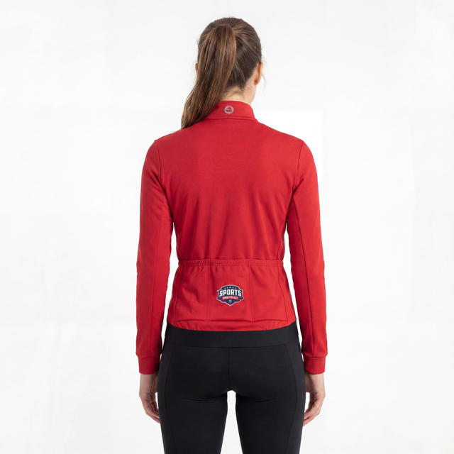 Veste de cyclisme avec poche poitrine pour femme