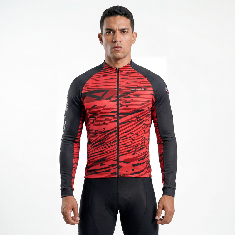 Veste de cyclisme Ride Color Block imprimée pour hommes