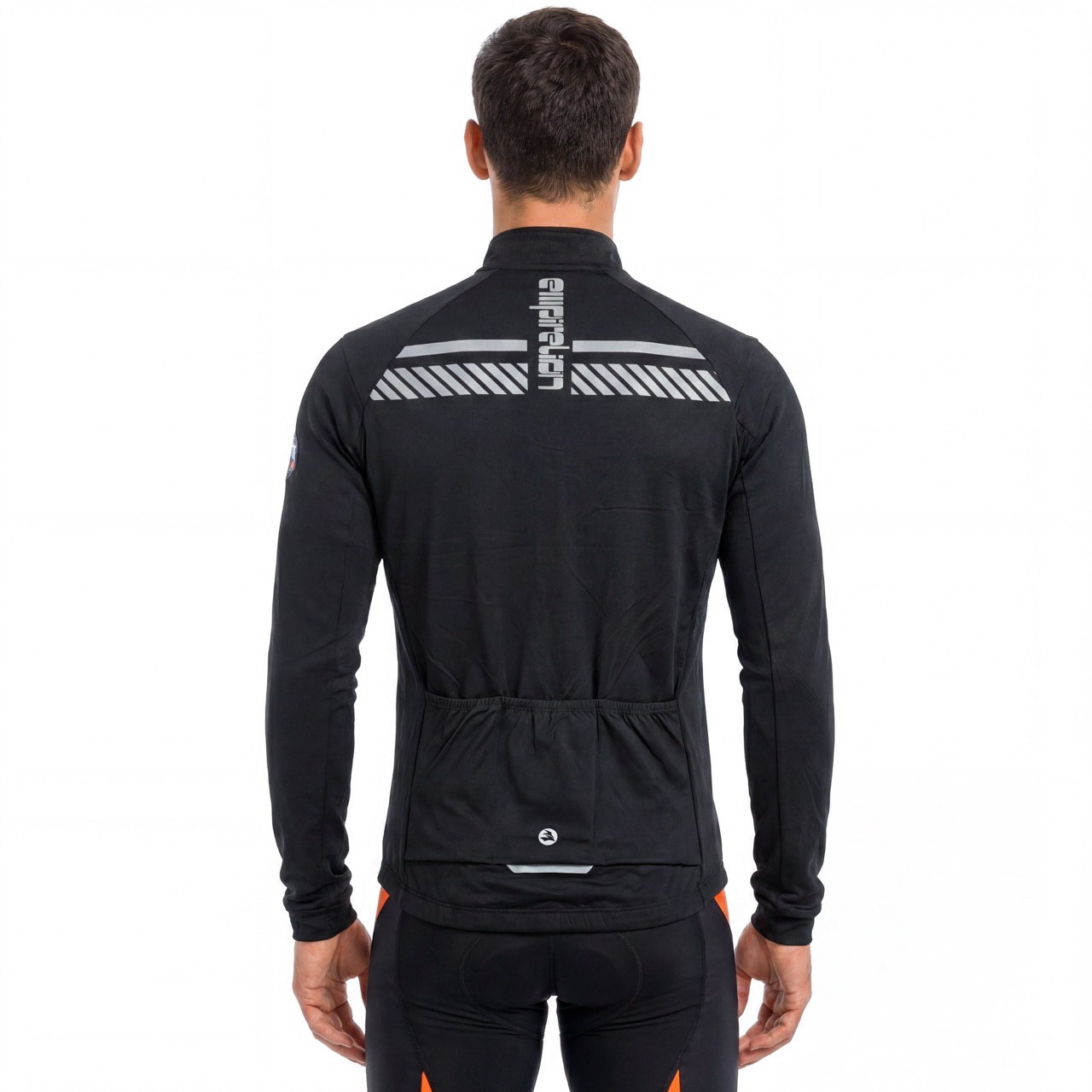 Veste de cyclisme rembourrée réfléchissante pour hommes