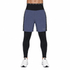 Pantalon 2 en 1 coupe-vent avec bande taille haute pour homme