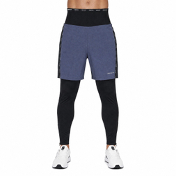 Pantalon 2 en 1 coupe-vent avec bande taille haute pour homme