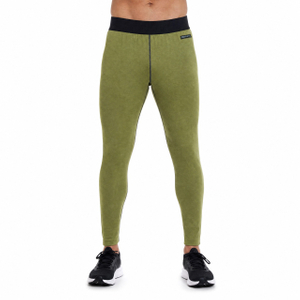 Pantalon de sous-vêtements en polaire brossé double couche de base réversible pour hommes