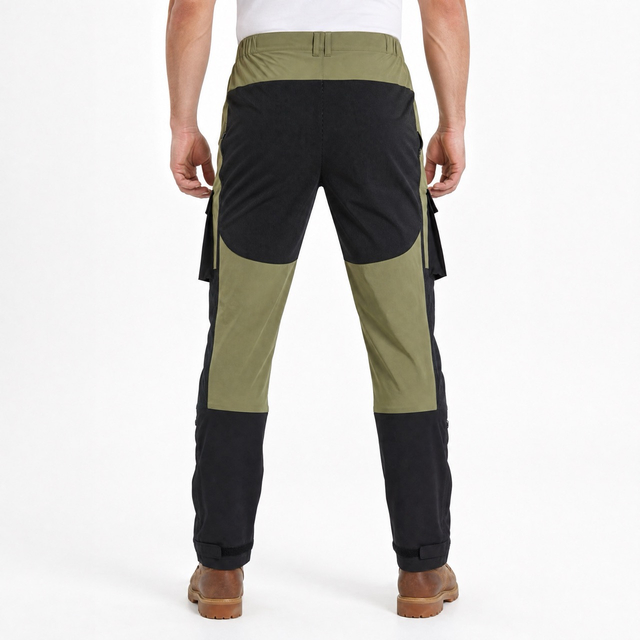 Pantalon cargo de sport pour hommes, pantalon de trekking à blocs de couleurs