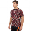 T-shirt de sport à imprimé color block pour hommes