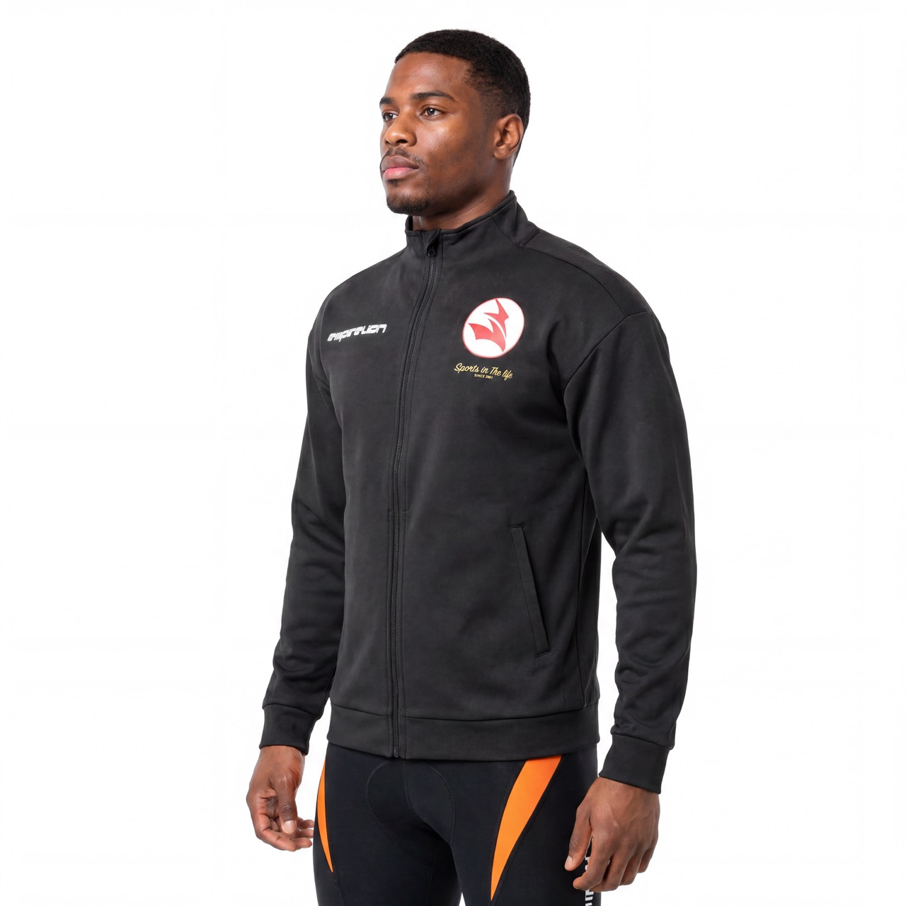 Veste de football zippée pour hommes