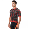 Maillot de cyclisme à manches courtes et col montant Raglan à impression numérique