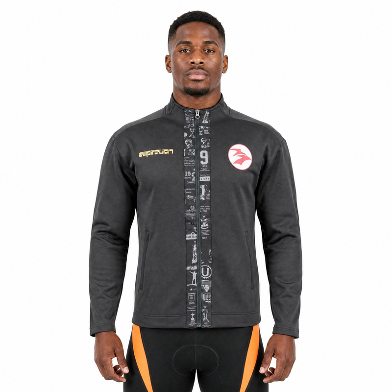 Veste de sport à terme de football pour hommes