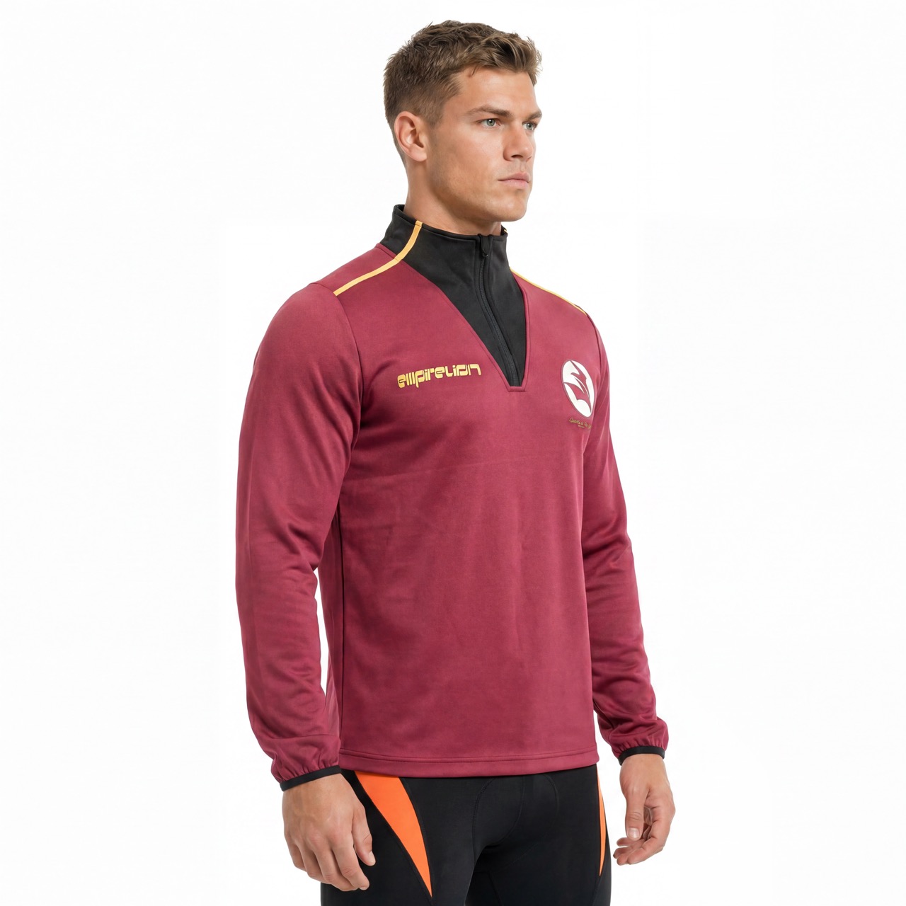 Veste de sport à demi-zip color block Term pour hommes