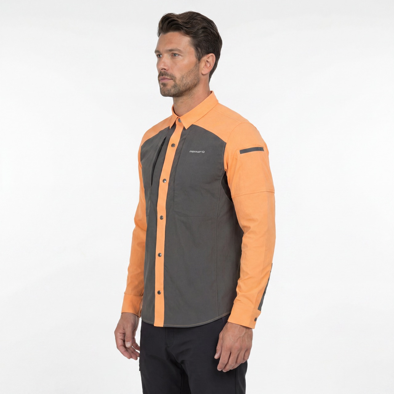 Chemises fonctionnelles contrastées pour hommes, randonnée, camping, pêche, refroidissement du dos et des aisselles