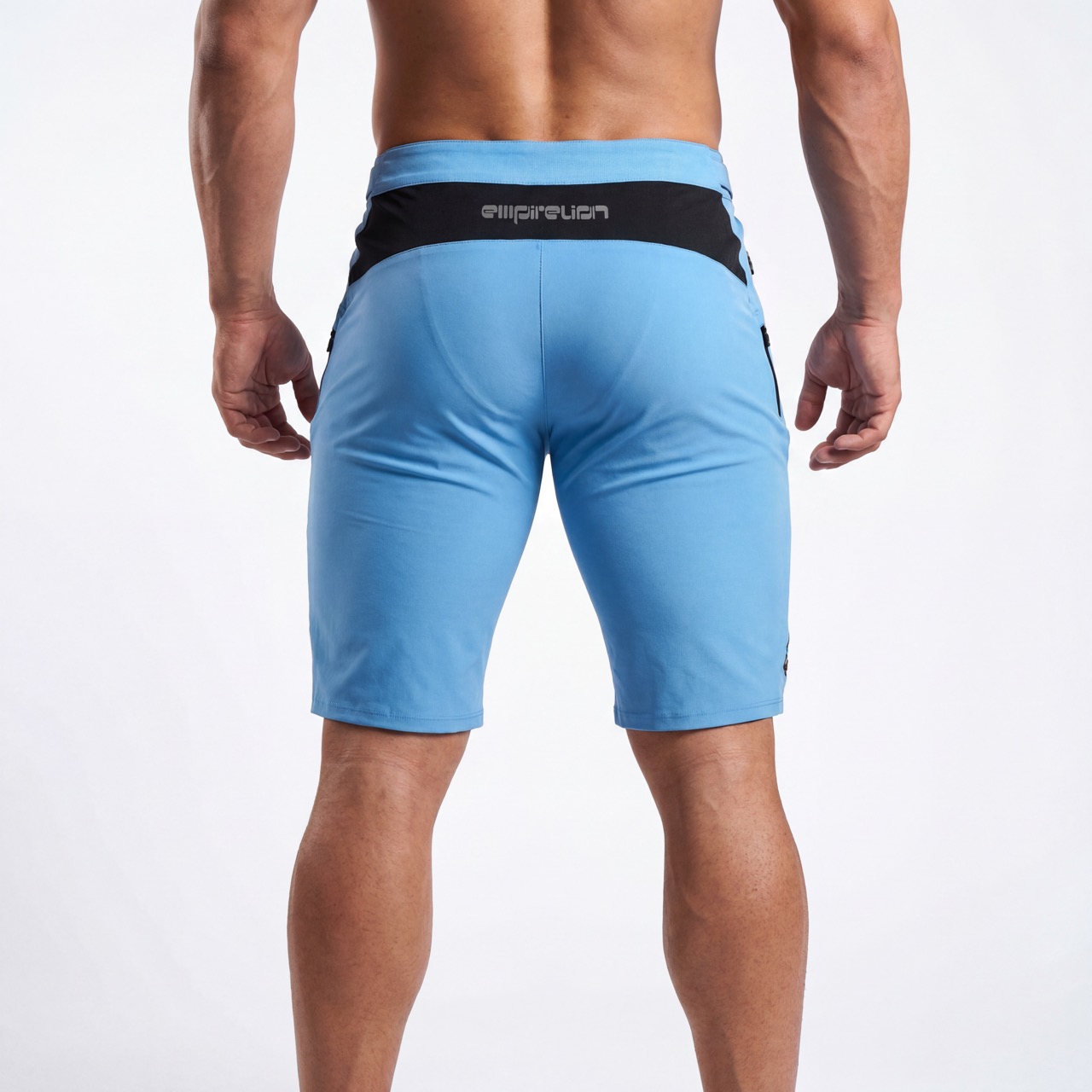 Short de cyclisme et de randonnée avec poches zippées pour hommes