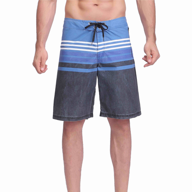 Stripes pour hommes Pigment Imprimé nageur d'étanché