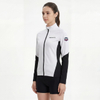 Veste de sport à bordure réfléchissante avec blocs de couleurs pour femmes