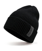 Bonnet à manchette en laine, chapeaux d'hiver chauds en tricot thermique épais, casquette d'extérieur extensible et douce
