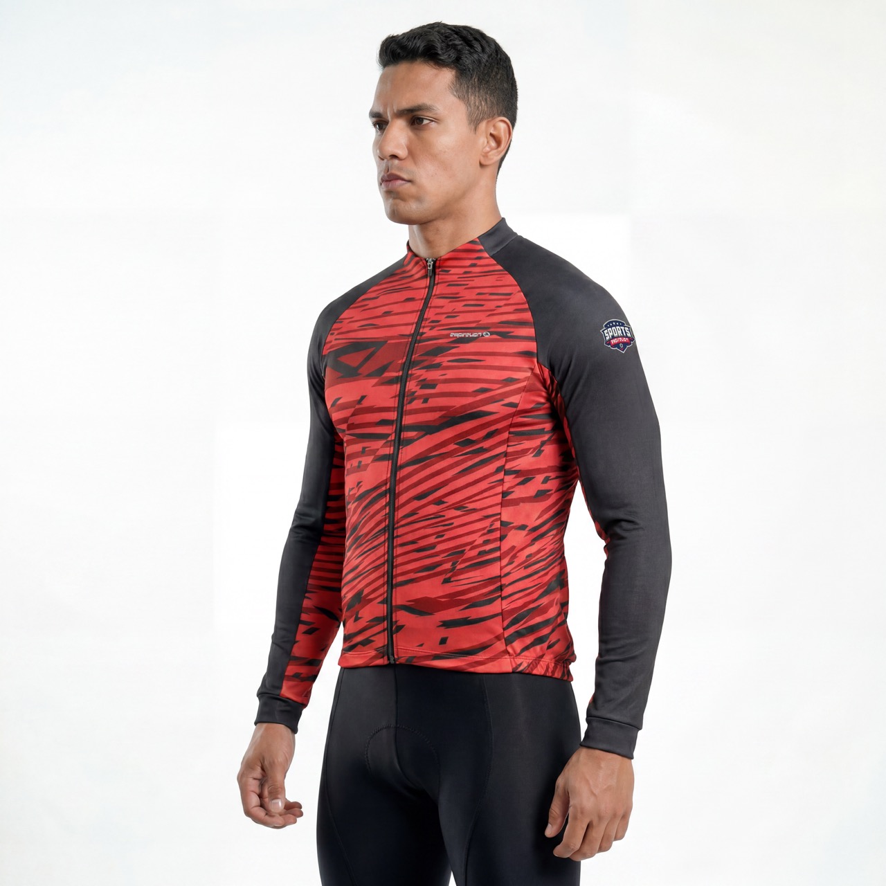 Veste de cyclisme Ride Color Block imprimée pour hommes
