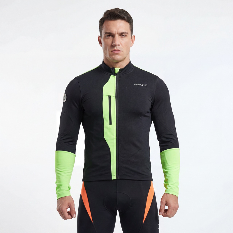Veste de cyclisme d'épaisseur moyenne Fluro Color Block
