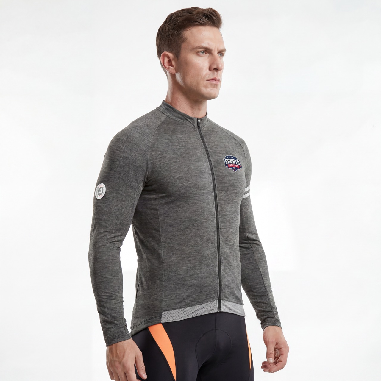 Veste en jersey mi-épais à manches longues Pro Team pour hommes