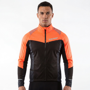 Veste de cyclisme à coque souple et coupe-vent collée