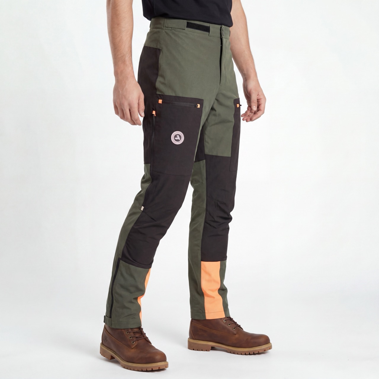 Pantalon de randonnée et de trekking avec panneaux de taille réglables pour hommes