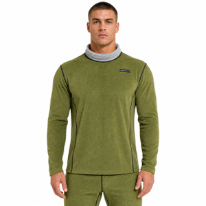 Sous-vêtements réversibles en polaire brossée double couleur pour hommes