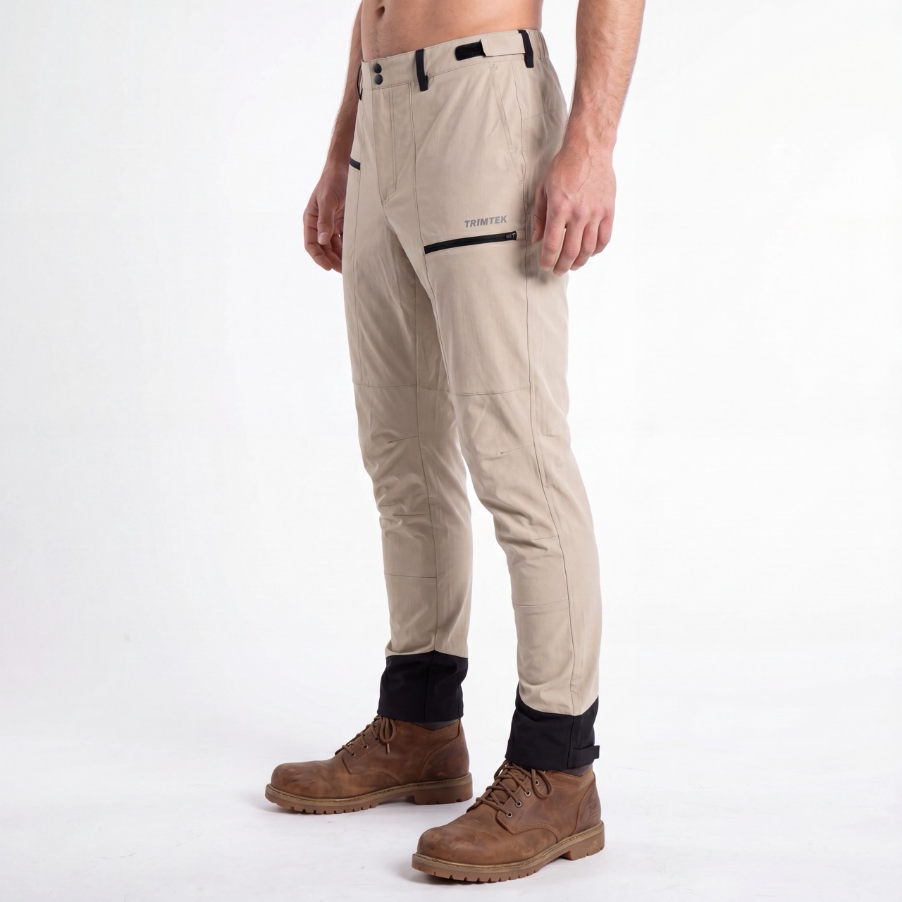Pantalon de randonnée léger pour hommes Pantalon de trekking respirant à panneau élégant