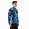 Chemise de randonnée avec poche zippée et imprimé camouflage pour hommes