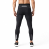 Pantalon de compression actif à bordures réfléchissantes pour hommes