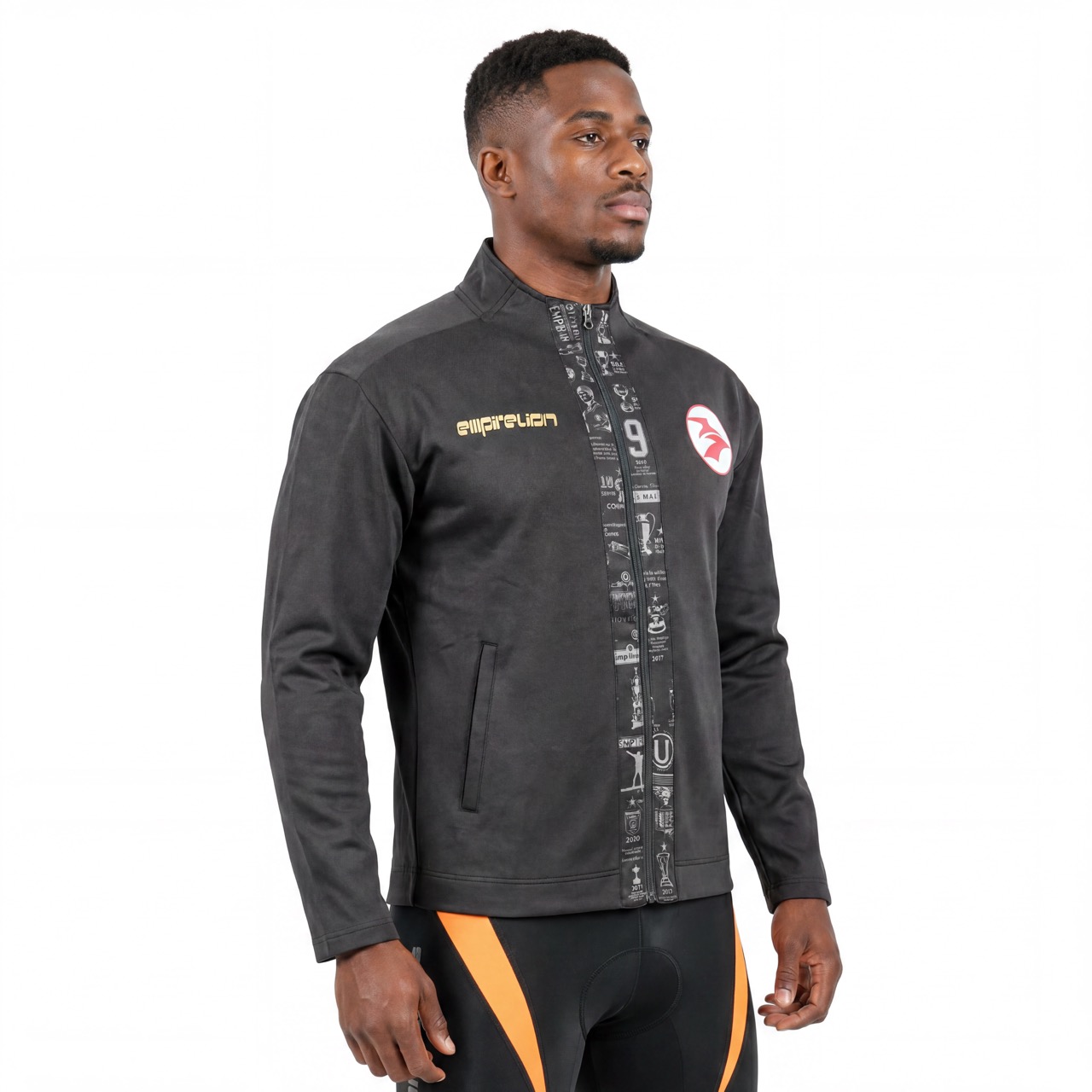Veste de sport à terme de football pour hommes