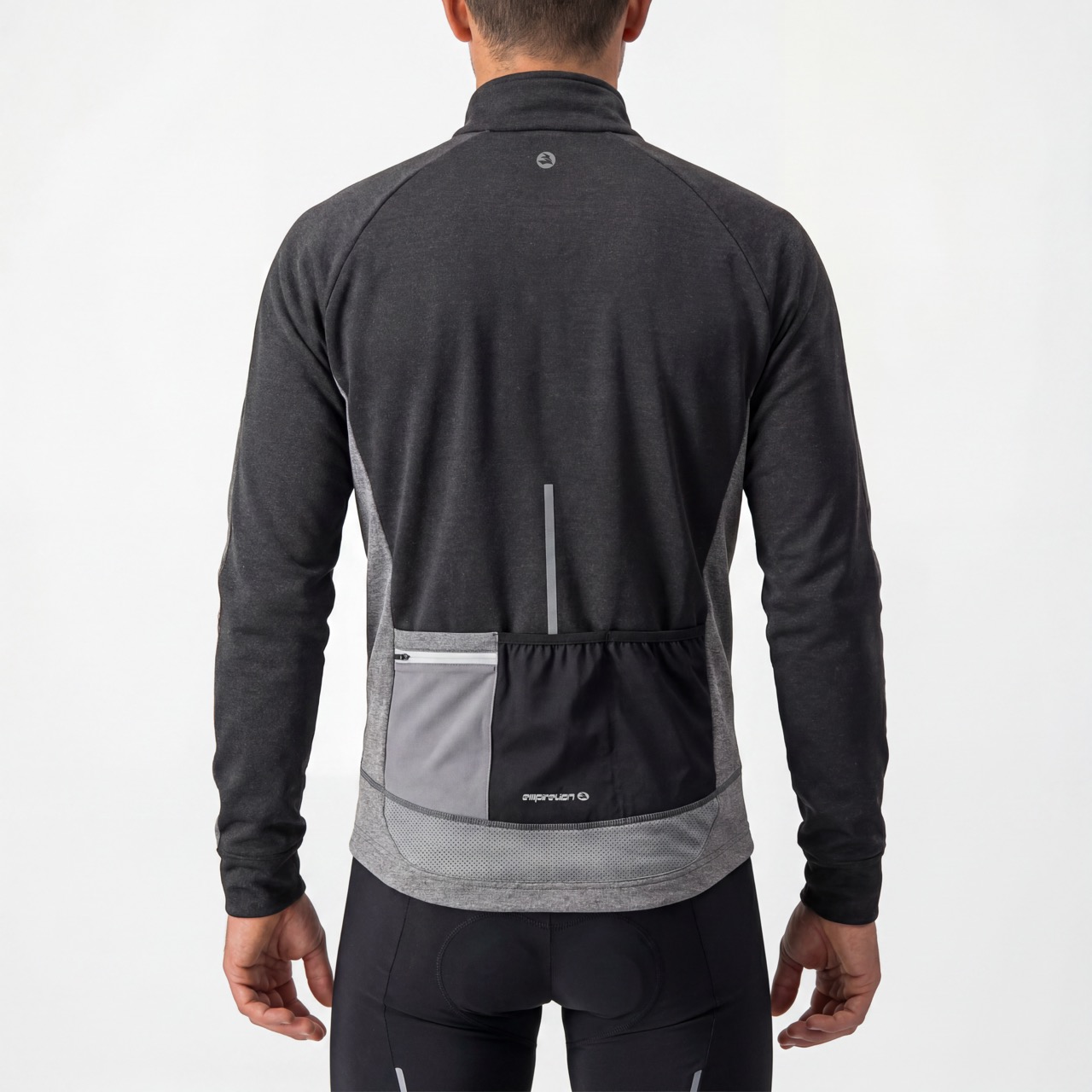 Veste de cyclisme à panneaux réfléchissants color block