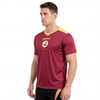 T-shirt en jersey de football à col en V pour hommes
