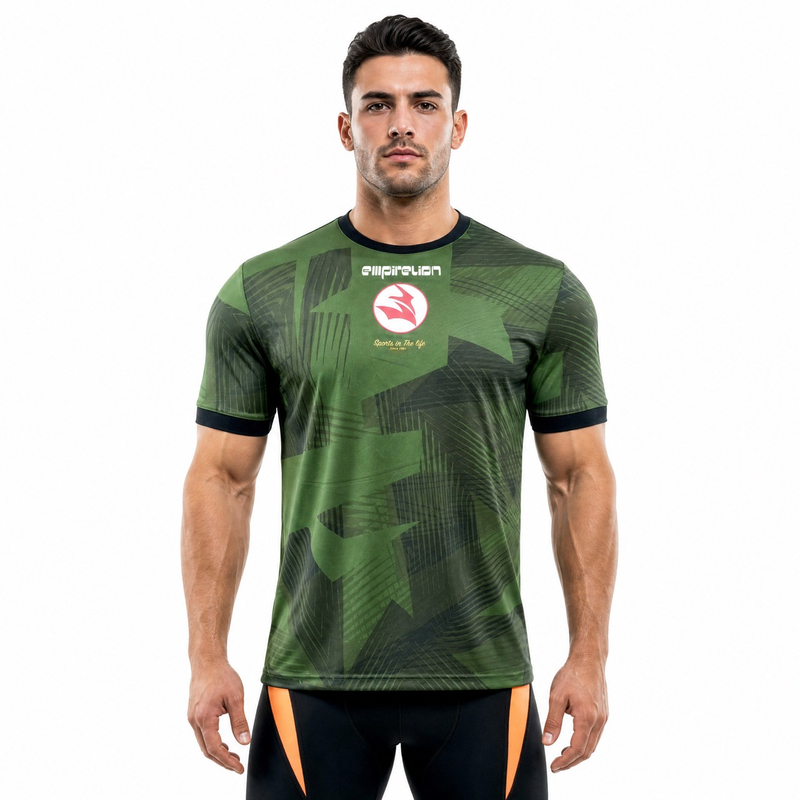 T-shirt à logo imprimé sur toute la surface pour hommes